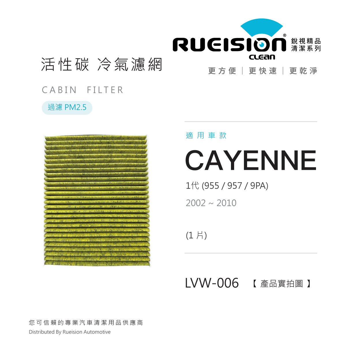 ⬛ PORSCHE CAYENNE 1代 955 957 活性碳 冷氣濾網 PM2.5 (2002~2010)